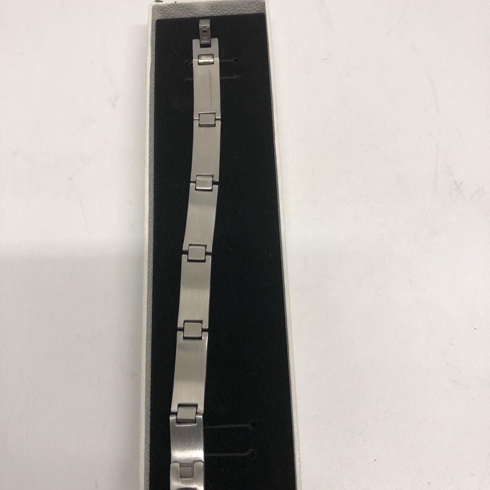 Uno Lorenzo bracelet stainless steel 8 inches - Picture 3 of 4